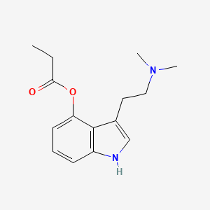 3-[2-(dimethylamino)ethyl]-1H-indol-4-ol, 4-propanoate