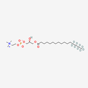 (7R)-4,7-dihydroxy-N,N,N-trimethyl-10-oxo-3,5,9-trioxa-4-phosphapentacosan-22,22,23,23,24,24,25,25,25-d9-1-aminium, 4-oxide, inner salt