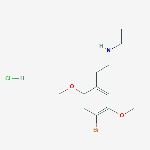 molecular formula C12H19BrClNO2 B3025914 4-bromo-N-ethyl-2,5-dimethoxy-benzeneethanamine, monohydrochloride CAS No. 155638-84-9
