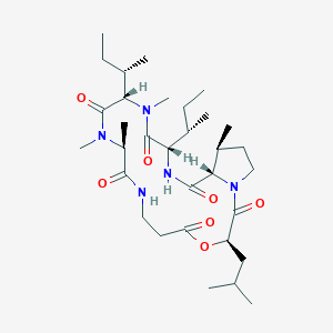 molecular formula C32H55N5O7 B3025916 Homodestcardin CAS No. 917382-84-4