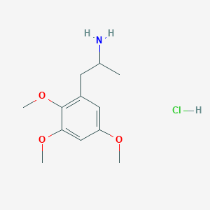 molecular formula C12H20ClNO3 B3025922 2,3,5-Trimethoxy-alpha-methyl-benzeneethanamine,monohydrochloride CAS No. 5556-74-1