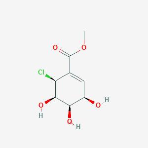 Methyl (3R,4R,5R,6S)-6-chloro-3,4,5-trihydroxycyclohexene-1-carboxylate