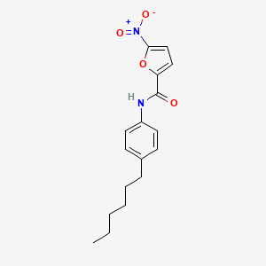 molecular formula C17H20N2O4 B3025941 N-(4-hexylphenyl)-5-nitro-2-furancarboxamide CAS No. 2244881-69-2