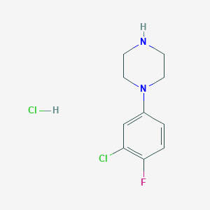 1-(3-Chloro-4-fluorophenyl)piperazine hydrochloride