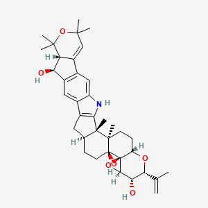 molecular formula C37H47NO6 B3025953 Janthitrem A CAS No. 73561-89-4