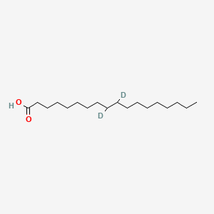 molecular formula C18H36O2 B3025958 Octadecanoic-9,10-D2 acid CAS No. 57396-97-1