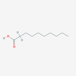 molecular formula C10H20O2 B3025993 Decanoic-2,2-D2 acid CAS No. 62716-49-8