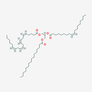 molecular formula C57H100O6 B3026021 [3-hexadecanoyloxy-2-[(Z)-octadec-9-enoyl]oxypropyl] (5Z,8Z,11Z,14Z)-icosa-5,8,11,14-tetraenoate CAS No. 675876-04-7