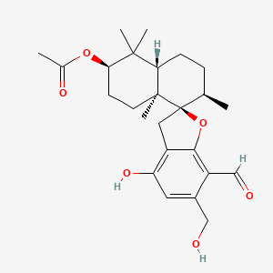 molecular formula C25H34O6 B3026030 Stachybotrysin B CAS No. 2098376-42-0