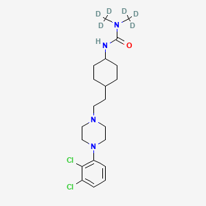 molecular formula C21H32Cl2N4O B3026031 Cariprazine D6 CAS No. 1308278-67-2