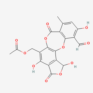 molecular formula C20H14O11 B3026040 Galbinic acid CAS No. 56691-88-4
