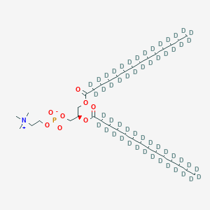 molecular formula C36H72NO8P B3026056 1,2-二肉豆蔻酰-d54-sn-甘油-3-磷酸胆碱 CAS No. 78415-49-3