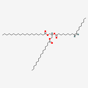 molecular formula C57H108O6 B3026058 二十烷酸3-[(1-氧代十六烷基)氧基]-2-[[(9Z)-1-氧代-9-十八烯-1-基]氧基]丙酯 CAS No. 81655-42-7