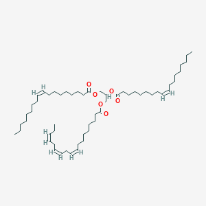 molecular formula C57H100O6 B3026077 甘油1,2-二油酸酯3-α-亚麻酸酯 CAS No. 90318-80-2