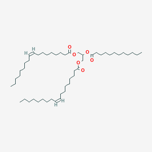 molecular formula C51H94O6 B3026084 (9Z)-9-octadecenoic acid, 1,1'-[2-[(1-oxododecyl)oxy]-1,3-propanediyl] ester CAS No. 383189-71-7