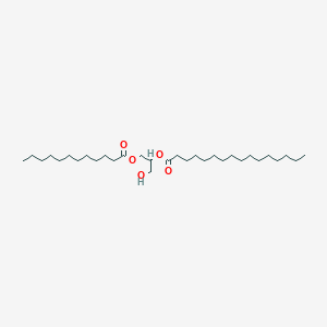 molecular formula C31H60O5 B3026110 (1-十二烷酰氧基-3-羟基丙烷-2-基)十六酸酯 CAS No. 199274-83-4