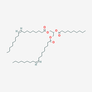 9Z-octadecenoic acid, 1,1'-[2-[(1-oxodecyl)oxy]-1,3-propanediyl] ester