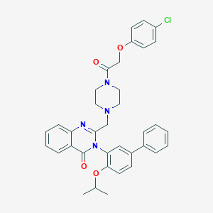 molecular formula C36H35ClN4O4 B3026161 Erastin2 CAS No. 1695533-44-8