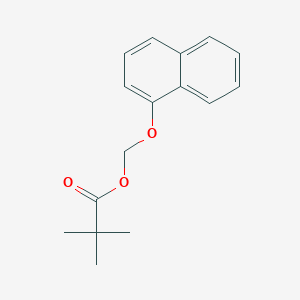 2,2-Dimethyl-propanoic acid, (1-naphthalenyloxy)methyl ester