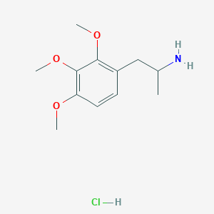 molecular formula C12H20ClNO3 B3026215 1-(2,3,4-Trimethoxyphenyl)propan-2-amine;hydrochloride CAS No. 6010-77-1