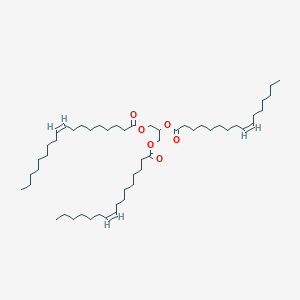 molecular formula C53H96O6 B3026217 2,3-Bis[[(Z)-hexadec-9-enoyl]oxy]propyl (Z)-octadec-9-enoate 