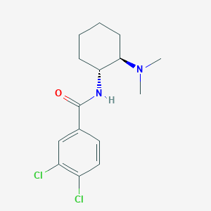 molecular formula C15H20Cl2N2O B3026220 反式-3,4-二氯-N-[2-(二甲氨基)环己基]-苯甲酰胺 CAS No. 67579-13-9