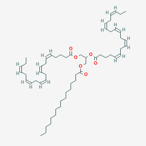 molecular formula C59H94O6 B3026221 (5'Z,8'Z,11'Z,14'Z,17'Z)-5Z,8Z,11Z,14Z,17Z-eicosapentaenoic acid, 1,1'-[1-[[(1-oxohexadecyl)oxy]methyl]-1,2-ethanediyl] ester CAS No. 115433-29-9