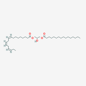 molecular formula C37H66O5 B3026223 (3-hexadecanoyloxy-2-hydroxypropyl) (9Z,12Z,15Z)-octadeca-9,12,15-trienoate CAS No. 126281-90-1