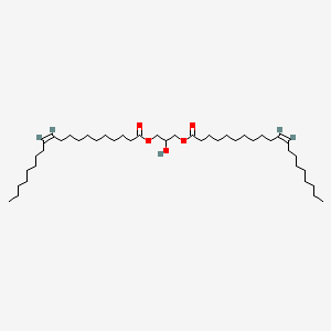 molecular formula C43H80O5 B3026233 (11Z,11'Z)-11-eicosenoic acid, 2-hydroxy-1,3-propanediyl ester CAS No. 128230-18-2