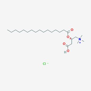 molecular formula C23H46ClNO4 B3026243 D-Palmitoylcarnitine chloride CAS No. 28330-02-1