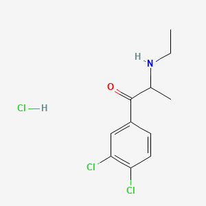 1-(3,4-Dichlorophenyl)-2-(ethylamino)-1-propanone, monohydrochloride