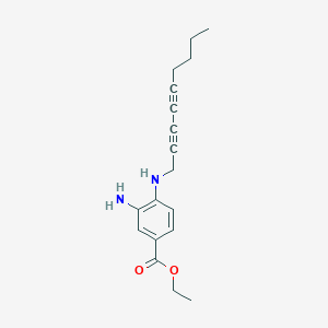 Ethyl3-amino-4-(nona-2,4-diyn-1-ylamino)benzoate