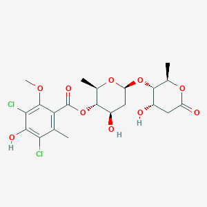 molecular formula C21H26Cl2O10 B3026310 Flambalactone CAS No. 55729-17-4