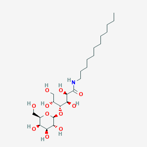 molecular formula C24H47NO11 B3026313 N-dodecyl-4-O-beta-D-galactopyranosyl-D-gluconamide CAS No. 69313-68-4