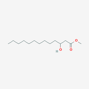 molecular formula C14H28O3 B3026344 Methyl 3-hydroxytridecanoate CAS No. 150024-70-7