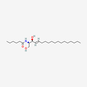 molecular formula C24H47NO3 B3026378 C6 神经酰胺 CAS No. 189894-78-8