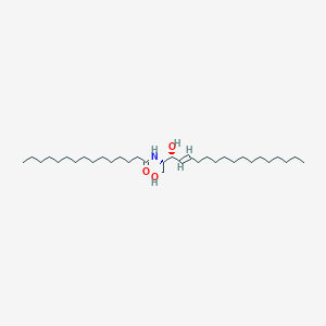 molecular formula C33H65NO3 B3026380 N-[(1S,2R,3E)-2-hydroxy-1-(hydroxymethyl)-3-heptadecen-1-yl]-pentadecanamide CAS No. 67492-15-3