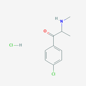 molecular formula C10H13Cl2NO B3026411 1-(4-Chlorophenyl)-2-(methylamino)-1-propanone,monohydrochloride CAS No. 2319878-22-1
