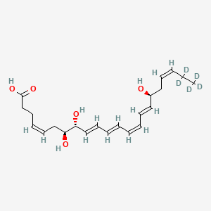 7S,8R,17S-trihydroxy-4Z,9E,11E,13Z,15E,19Z-21,21',22,22,22-d5docosahexaenoicacid