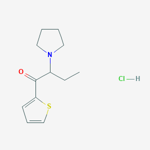 2-(Pyrrolidin-1-yl)-1-(thiophen-2-yl)butan-1-one,monohydrochloride