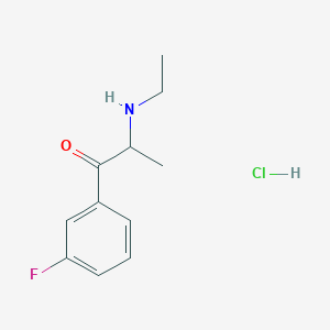 molecular formula C11H15ClFNO B3026427 3-Fluoroethcathinone hydrochloride CAS No. 2446466-64-2