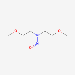 molecular formula C6H14N2O3 B3026452 Bis(2-methoxyethyl)nitrosoamine CAS No. 67856-65-9