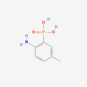 molecular formula C7H10NO3P B3026453 (2-Amino-5-methylphenyl)phosphonic acid CAS No. 69675-98-5