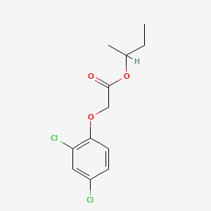 molecular formula C12H14Cl2O3 B3026456 Acetic acid, (2,4-dichlorophenoxy)-, 1-methylpropyl ester CAS No. 94-79-1
