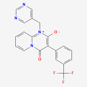 molecular formula C20H13F3N4O2 B3026458 三氟美唑嘧啶 CAS No. 1263133-33-0