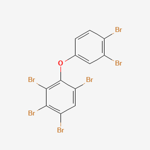 molecular formula C12H4Br6O B3026462 2,3,3',4,4',6-六溴二苯醚 CAS No. 446255-09-0