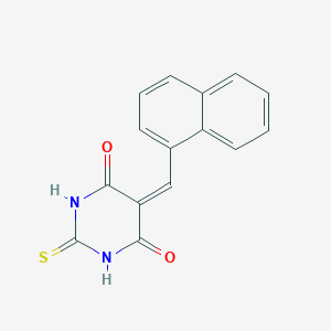 5-(Naphthalen-1-ylmethylidene)-2-sulfanylidene-1,3-diazinane-4,6-dione