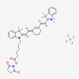 molecular formula C41H48BF4N3O4 B3026479 Cy7-NHS 酯四氟硼酸盐 CAS No. 2408482-09-5