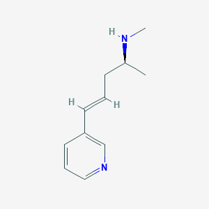 4-Penten-2-amine, N-methyl-5-(3-pyridinyl)-, (2S,4E)-