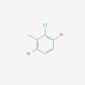 molecular formula C7H5Br2Cl B3026504 1,4-Dibromo-2-chloro-3-methylbenzene CAS No. 1000573-62-5